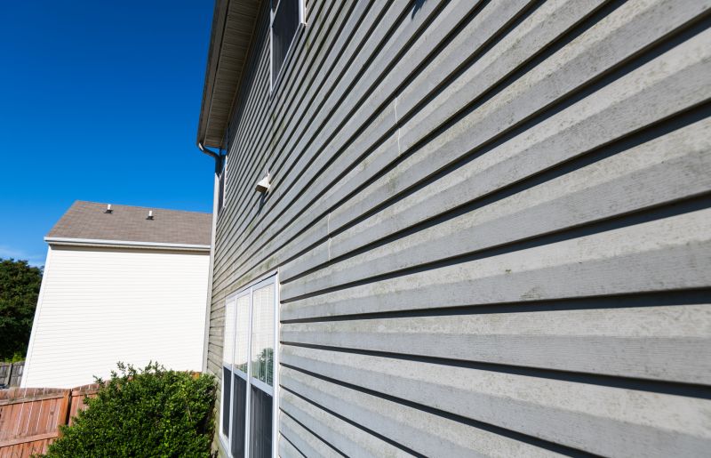 Grey Vinyl Siding Installation
